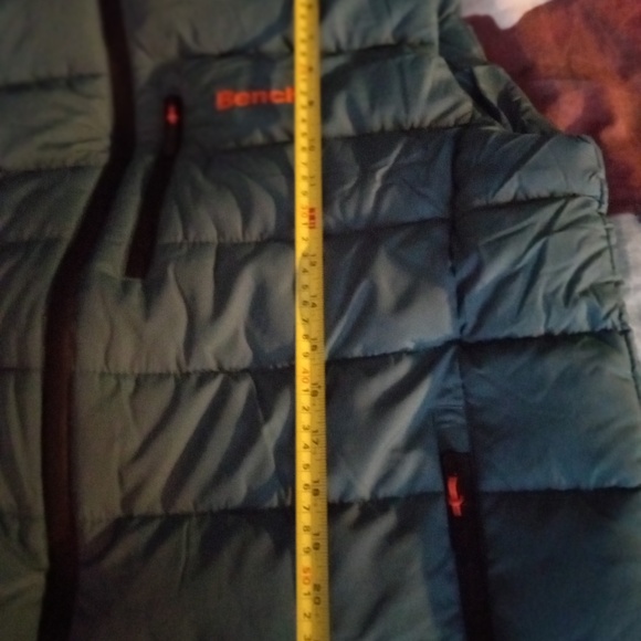 Bench-Men's- Galban Hooded Puffer Vest-Aqua- SZ L-NWT - Picture 3 of 7